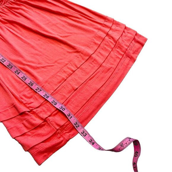 10/$25🦋 No Strings Attached Coral Flutter Sleeve Blouson Dress - Size XS - Picture 14 of 15